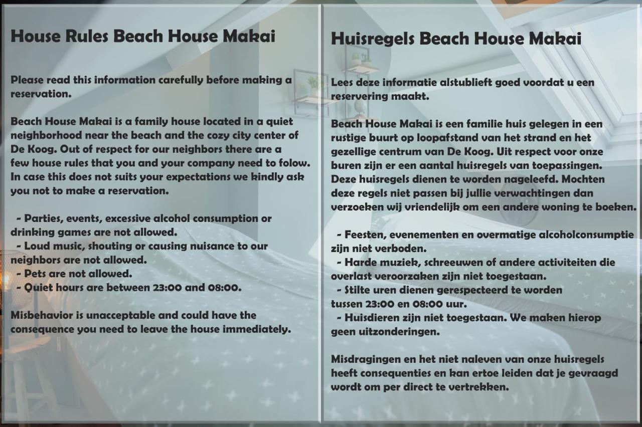 Beach House Makai - Family House With Finnish Sauna, 2 Bathrooms And Only Minutes From The Beach De Koog  Luaran gambar